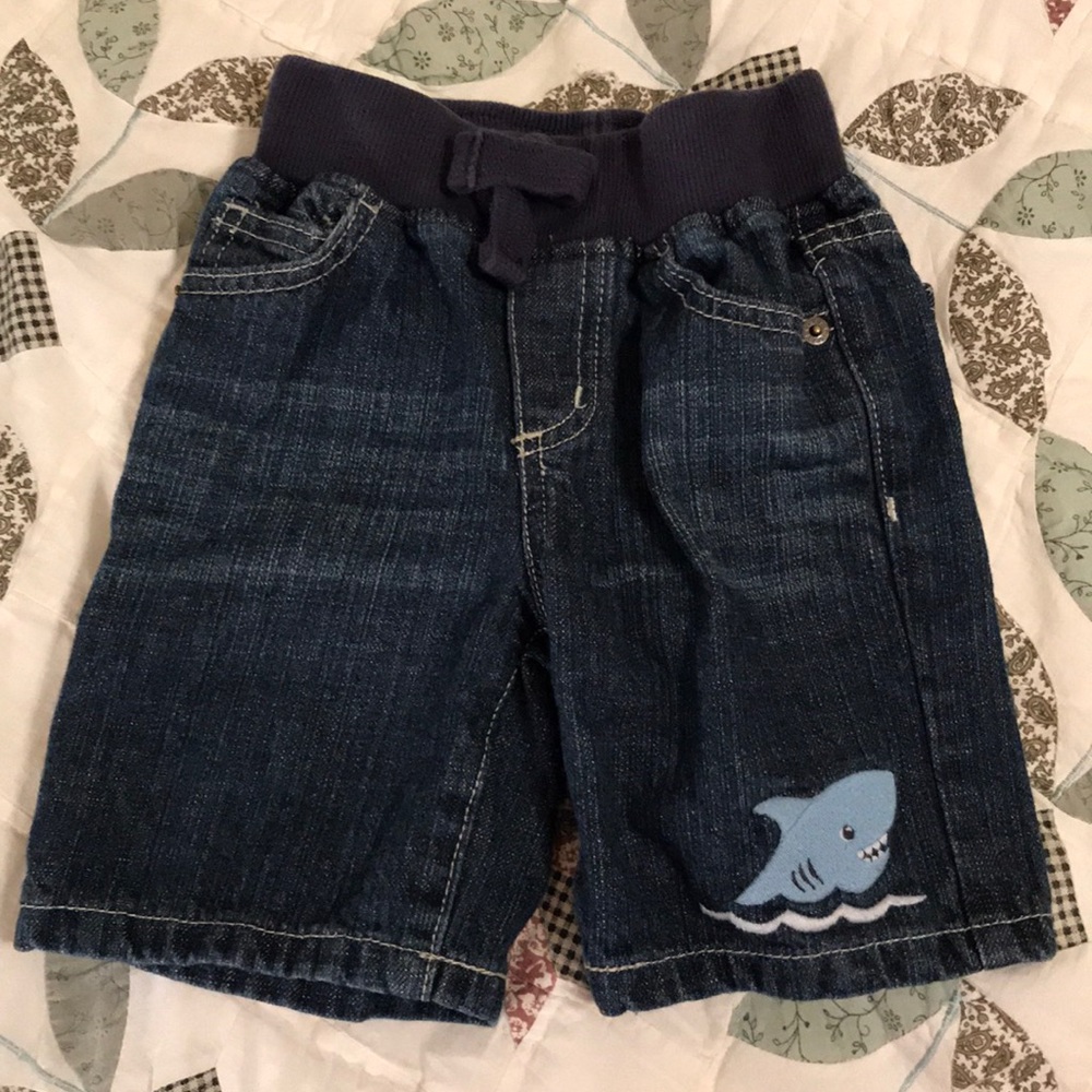 Cute shark shorts 18-24 months